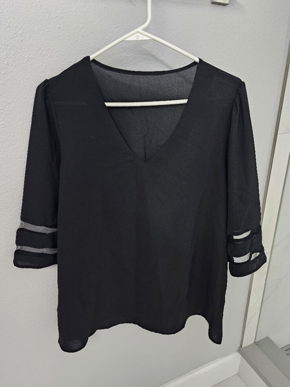 V-Neck Blouse - Size L